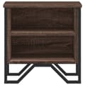 Miniatyrbilde 6 av 11: vidaXL Nattbord brun eik 2 stk 40x30x40 cm konstruert tre