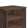 Miniatyrbilde 9 av 11: vidaXL Nattbord brun eik 2 stk 40x30x40 cm konstruert tre