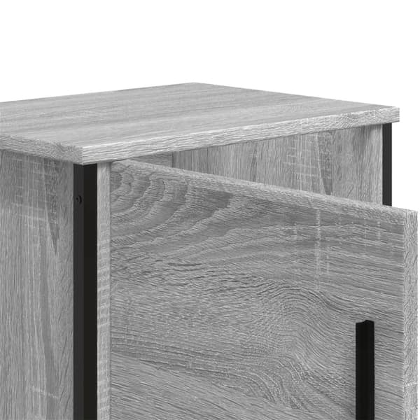 vidaXL Nattbord 2 stk grå sonoma 40x30x40 cm konstruert tre
