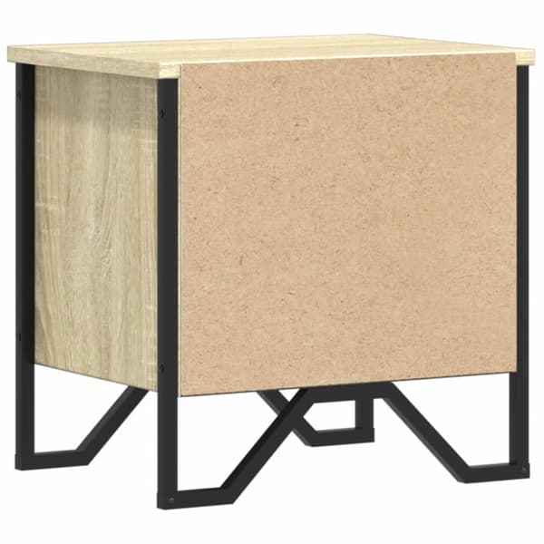 vidaXL Yöpöytä Sonoma-tammi 2kpl 40x30x40 cm tekninen puu