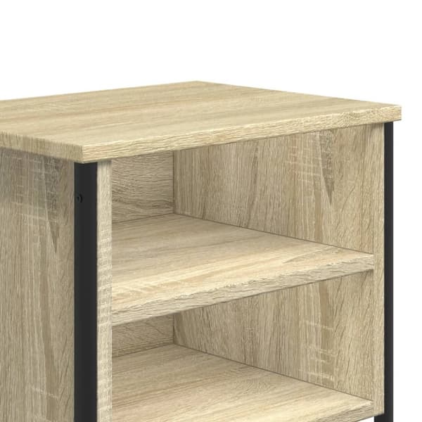 vidaXL Yöpöytä Sonoma-tammi 2kpl 40x30x40 cm tekninen puu