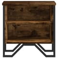Pikkukuva 6 / 11: vidaXL Yöpöytä savutammi 40x30x40 cm tekninen puu