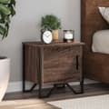 Miniatyrbilde 2 av 11: vidaXL Nattbord 2 stk brun eik 40x30x40 cm sponplate
