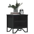 Miniatyrbilde 5 av 11: vidaXL Nattbord svart 2 stk 40x30x40 cm konstruert tre