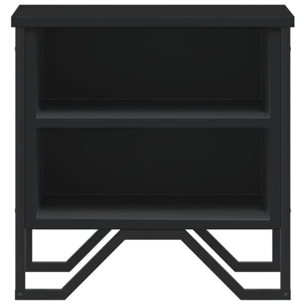 vidaXL Nattbord svart 2 stk 40x30x40 cm konstruert tre