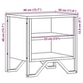 Miniatyrbilde 11 av 11: vidaXL Nattbord svart 2 stk 40x30x40 cm konstruert tre