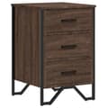 Miniatyrbilde 3 av 11: vidaXL Nattbord brun eik 40x41x60 cm konstruert tre