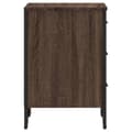 Miniatyrbilde 7 av 11: vidaXL Nattbord brun eik 40x41x60 cm konstruert tre