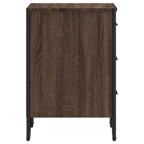 vidaXL Nattbord brun eik 40x41x60 cm konstruert tre