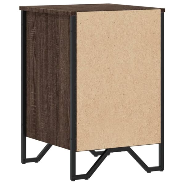 vidaXL Nattbord brun eik 40x41x60 cm konstruert tre