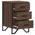 Miniatyrbilde 9 av 11: vidaXL Nattbord brun eik 40x41x60 cm konstruert tre