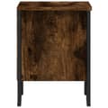Miniatyrbilde 7 av 11: vidaXL Nattbord røkt eik 2 stk 40x30x40 cm konstruert tre