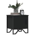 Miniatyrbilde 5 av 11: vidaXL Nattbord 2 stk svart 40x30x40 cm sponplate
