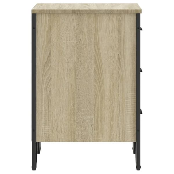 vidaXL sengebord 40x41x60 cm konstrueret træ sonoma-eg