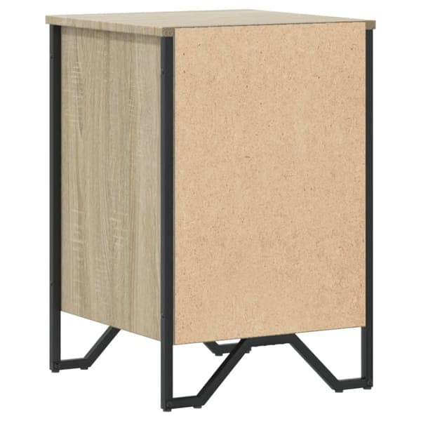 vidaXL sengebord 40x41x60 cm konstrueret træ sonoma-eg
