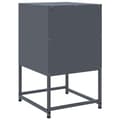 Pikkukuva 9 / 11: vidaXL Yöpöydät 2 kpl antrasiitti 36x39x60,5 cm teräs