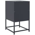 Miniatyrbilde 9 av 11: vidaXL Nattbord 2 stk antrasitt 36x39x60,5 cm stål