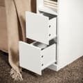 Miniatyrbild 7 av 9: SoBuy Sidobord Förvaringsbord Soffbord Cafébord Vit FBT149-WN