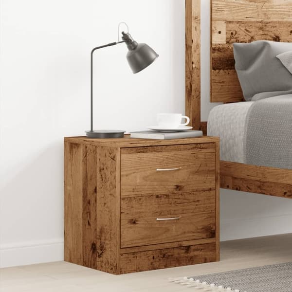 vidaXL Nattbord gammelt tre 40x30x40 cm konstruert tre