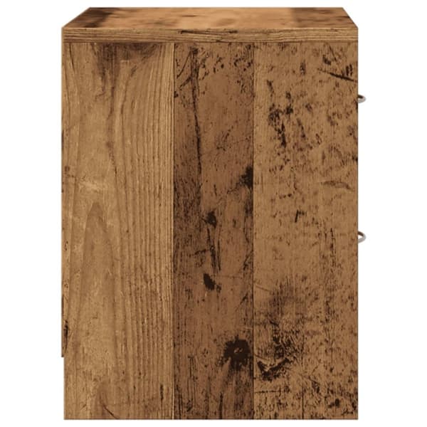 vidaXL Nattbord gammelt tre 40x30x40 cm konstruert tre