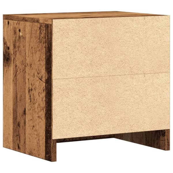 vidaXL Nattbord gammelt tre 40x30x40 cm konstruert tre