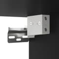 Miniatyrbilde 11 av 11: vidaXL Vegghengt nattbord med LED-lys svart