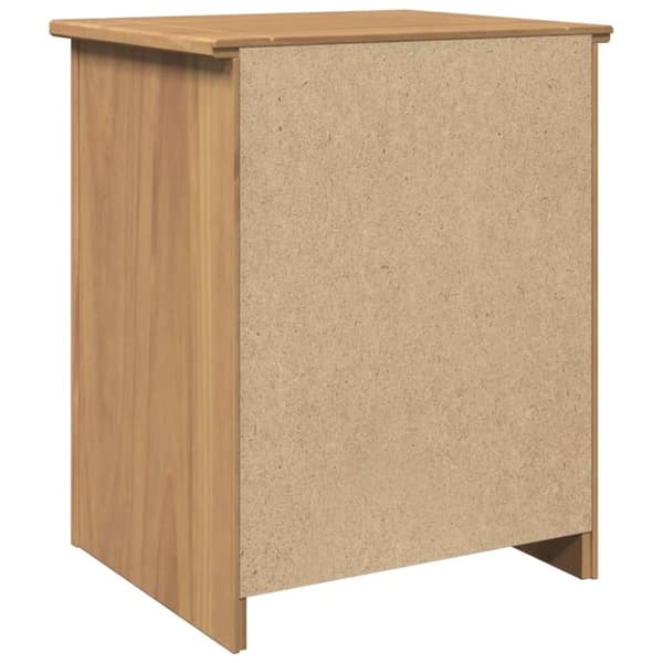 vidaXL Sängbord Panama 46x40x57 cm massiv furu
