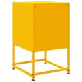 Miniatyrbillede 9 af 11: vidaXL sengeborde 2 stk. 36x39x60,5 cm stål sennepsgul