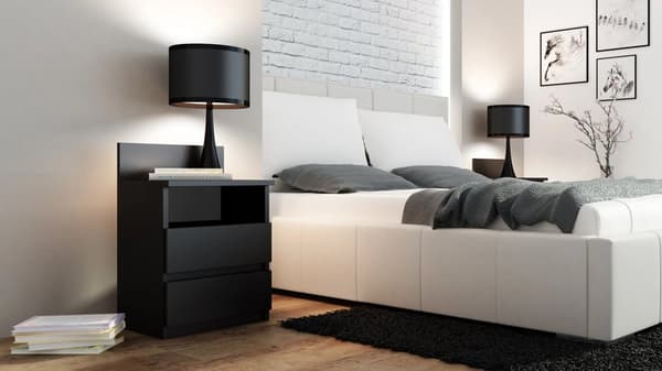 Malwa M1 SORT sengebord