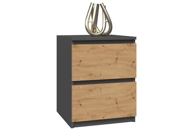 Malwa W2 ANTRACIT ARTISAN sengebord