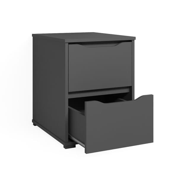Vicco Ruben sängbord, antracit, 40,2 x 53,6 cm