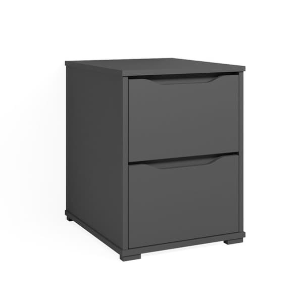 Vicco Ruben sängbord, antracit, 40,2 x 53,6 cm