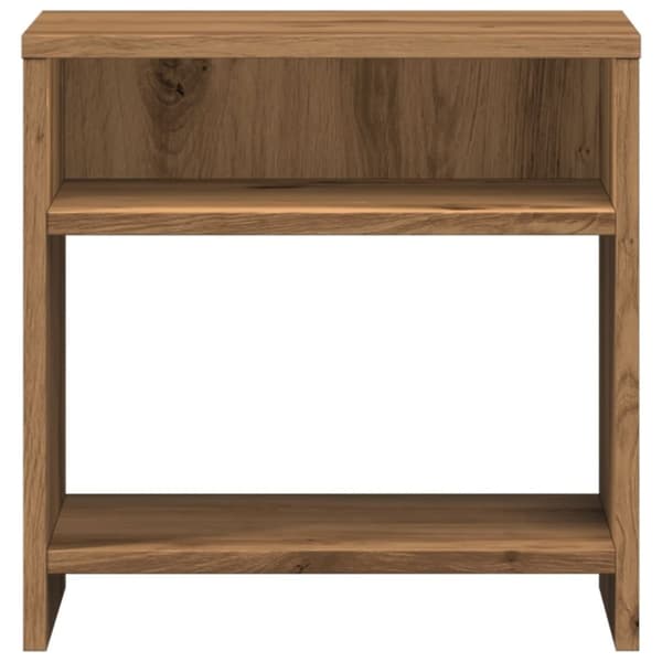 vidaXL sengeborde 2 stk. 40x30x40 cm konstrueret træ kunsteg