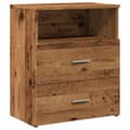Miniatyrbillede 5 af 11: vidaXL sengeborde 2 stk. 50x32x60 cm konstrueret træ gammelt trælook