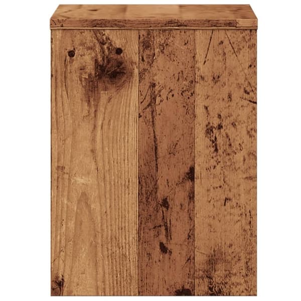 vidaXL sengeborde 2 stk. 40x30x40 cm konstrueret træ gammelt trælook