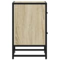 Miniatyrbillede 7 af 11: vidaXL sengebord 40x31x50 cm konstrueret træ sonoma-eg