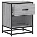 Pikkukuva 10 / 11: vidaXL Yöpöydät 2 kpl harmaa Sonoma 40x31x50 cm tekninen puu