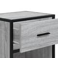 Pikkukuva 11 / 11: vidaXL Yöpöydät 2 kpl harmaa Sonoma 40x31x50 cm tekninen puu