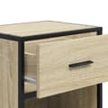 Miniatyrbillede 10 af 11: vidaXL sengebord 40x31x50 cm konstrueret træ sonoma-eg