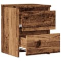 Pikkukuva 7 / 10: vidaXL Yöpöytä vanhaa puuta 30x30x40 cm lastulevy