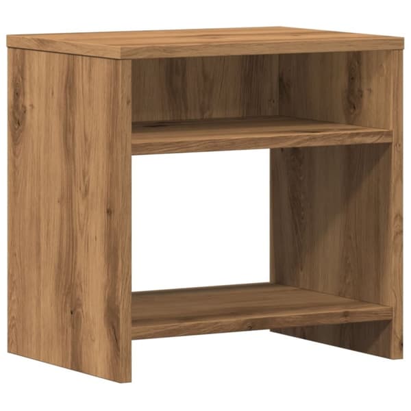 vidaXL Nattbord artisan eik 40x30x40 cm konstruert tre