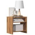 Miniatyrbilde 5 av 11: vidaXL Nattbord artisan eik 40x30x40 cm konstruert tre