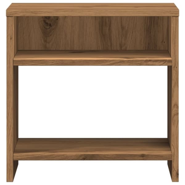 vidaXL Nattbord artisan eik 40x30x40 cm konstruert tre