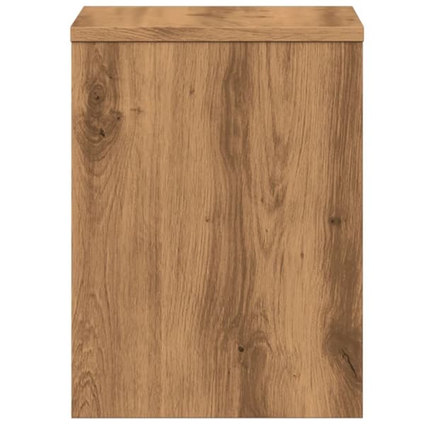 vidaXL Nattbord artisan eik 40x30x40 cm konstruert tre