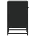 Miniatyrbilde 8 av 11: vidaXL Nattbord 2 stk svart 40x31x50 cm heltre furu