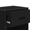 Miniatyrbilde 11 av 11: vidaXL Nattbord 2 stk svart 40x31x50 cm heltre furu