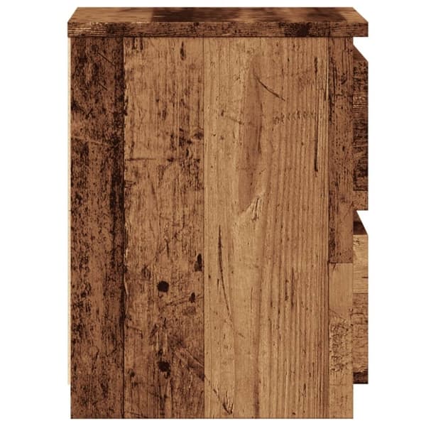 vidaXL Nattbord gammelt tre 30x30x40 cm konstruert tre