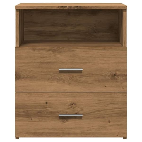 vidaXL Nattbord 2 stk artisan eik 50x32x60 cm konstruert tre