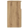 Miniatyrbilde 7 av 11: vidaXL Nattbord 2 stk artisan eik 50x32x60 cm konstruert tre