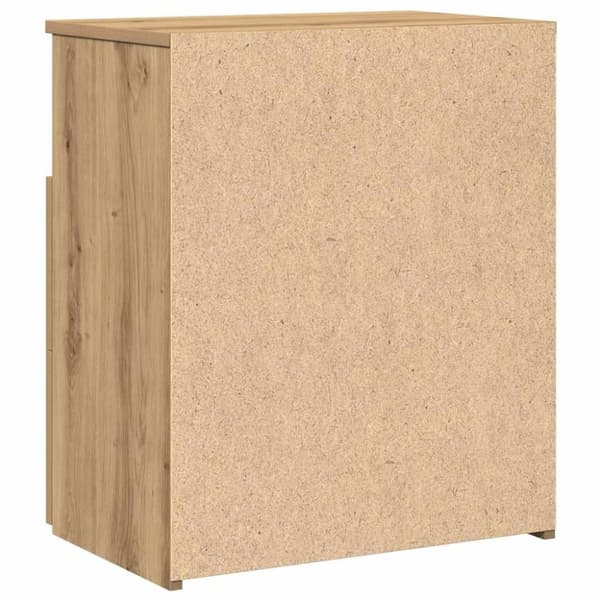 vidaXL Nattbord 2 stk artisan eik 50x32x60 cm konstruert tre